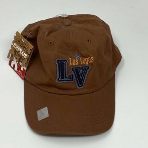 ExPlus B&F Adult One Size Baseball Cap Hat Brown Las Vegas Embroidery Cotton